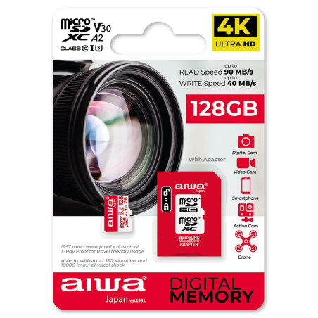 Memorias AIWA MSDV30128GB  microSDXC clasificado p