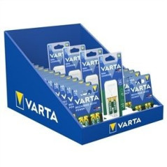 DISPLAY 12 PACK AA y AAA RECARGABLES Y 4 PACK CARA