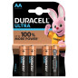 Pila Duracell Alcalina Ultra Power AA LR06 K4