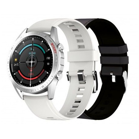 Smartcwatch DCU 34157016, elegance 2 correas blanc