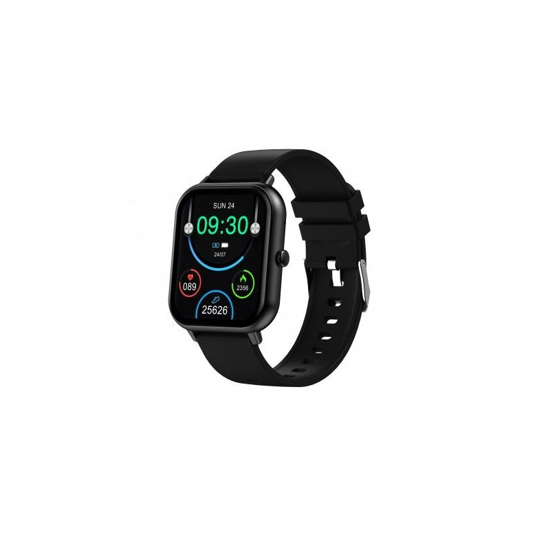 Smartcwatch DCU 34157025, curved glass pro negro n