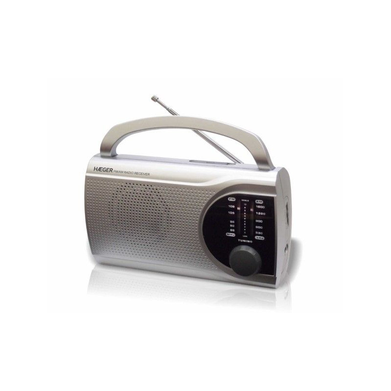 Radio Haeger PRBIB004B, surround am/fm - ac/dc, ra