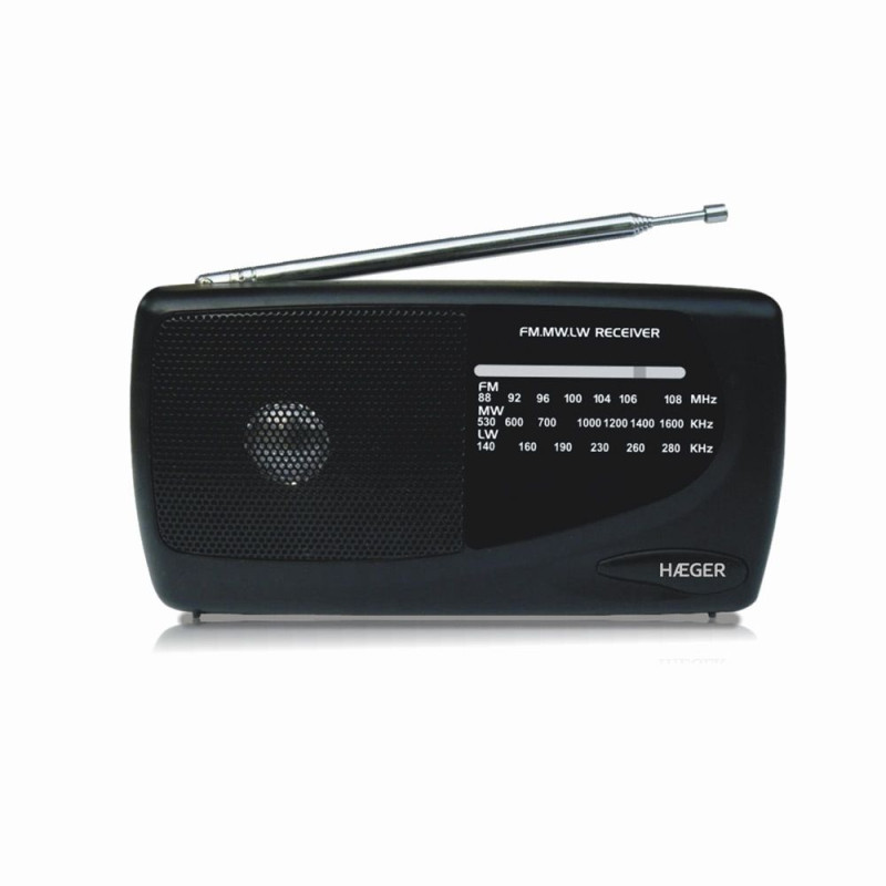 RADIO HAEGER PRTRI002A HANDY AM/FM/LW, MULTIBAND P