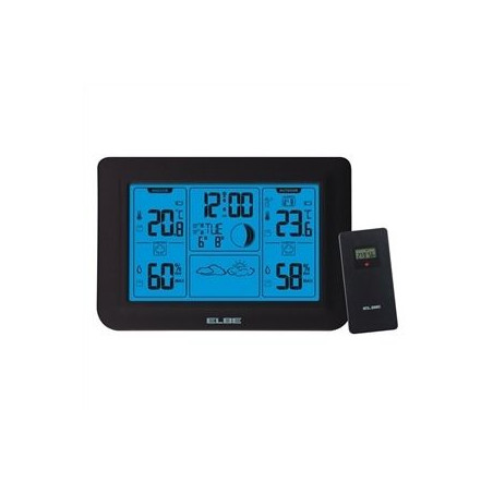 Radio reloj despertador Elbe WSM5000, estacion met