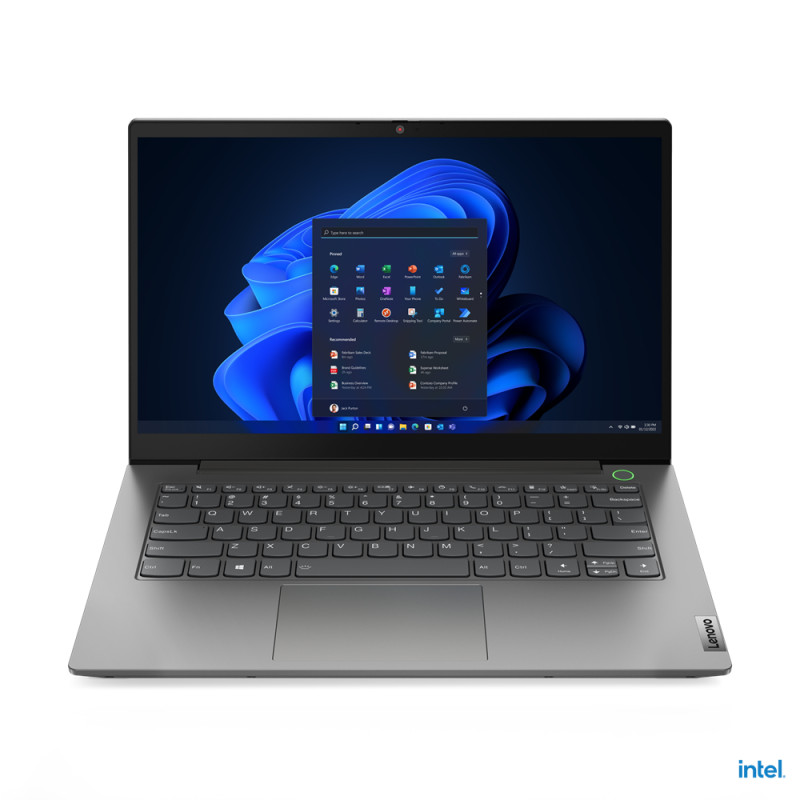 ThinkBook 14 Portátil 35,6 cm (14) Full HD Intel® Core™ i3 i3-1215U 8 GB DDR4-SDRAM 256 GB SSD Wi-Fi 6 (802.11ax) Windows 11