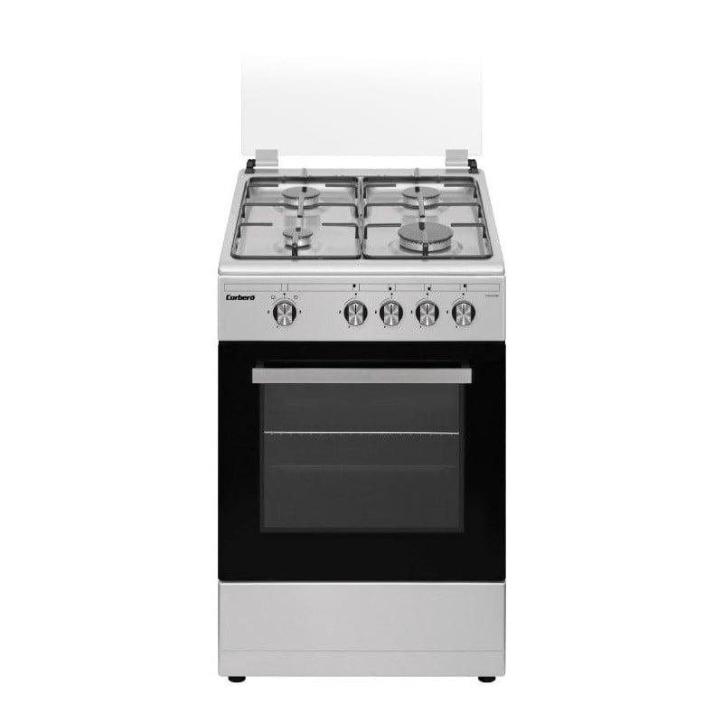 Cocina Corbero CCSF45020BX, 4 fuegos, 50cm, Inox,