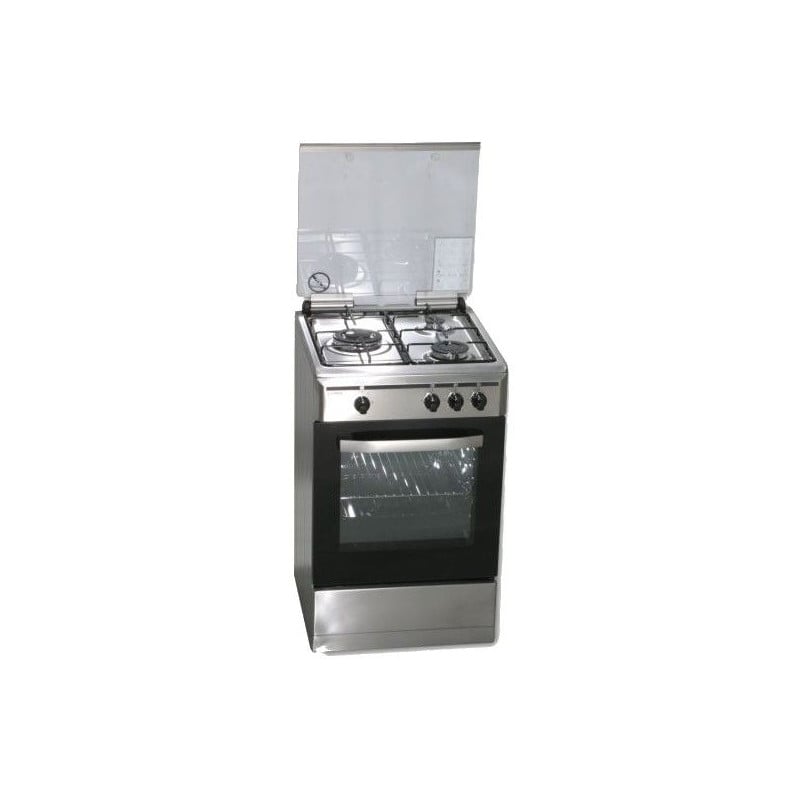 Cocina Rommer VCH356XFGNAT, 3 fuegos, natural, Ino