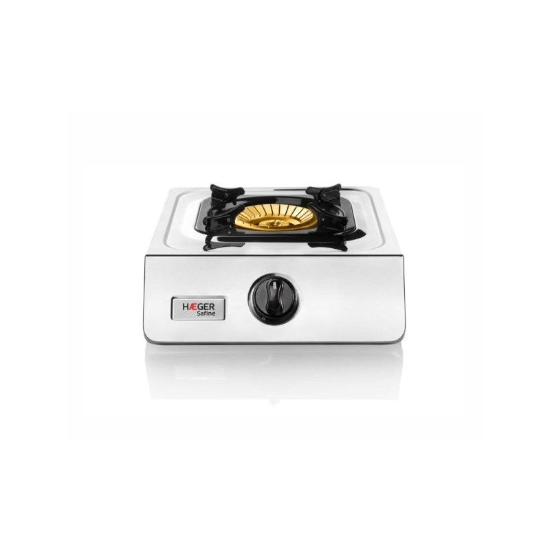 COCINA PORTATIL HAEGER 1N5H SAFINE A GAS 1 QUEMADO