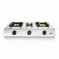 COCINA PORTATIL HAEGER 3N5H TRIPLE SAFINE A GAS 3