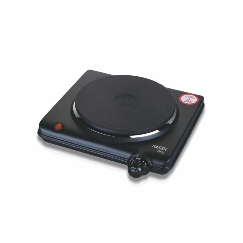 Cocina portatil Haeger HP01B012A, disc placa elect