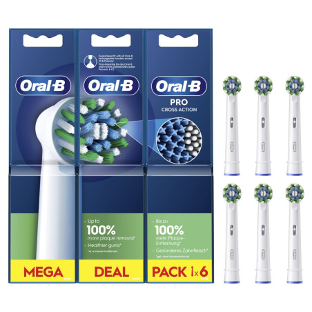 Rec. Dental Oral-B Braun EB506, Pack 2+2+2 Cross A