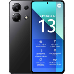 Redmi Note 13 16,9 cm (6.67) Ranura híbrida Dual SIM Android 13 4G USB Tipo C 8 GB 256 GB 5000 mAh Negro