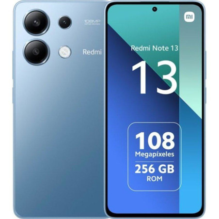 Redmi Note 13 16,9 cm (6.67) Ranura híbrida Dual SIM Android 12 4G USB Tipo C 8 GB 256 GB 5000 mAh Azul