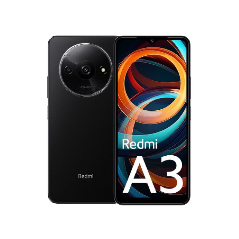 Redmi A3 17 cm (6.71) SIM doble Android 14 4G USB Tipo C 3 GB 64 GB 5000 mAh Negro