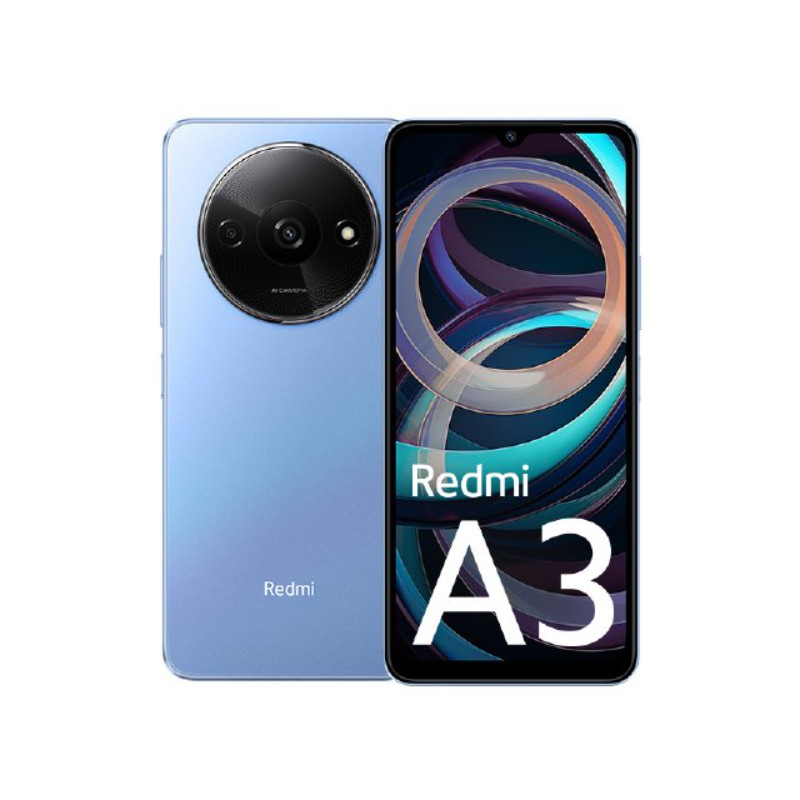 Redmi A3 17 cm (6.71) SIM doble Android 14 4G USB Tipo C 3 GB 64 GB 5000 mAh Azul