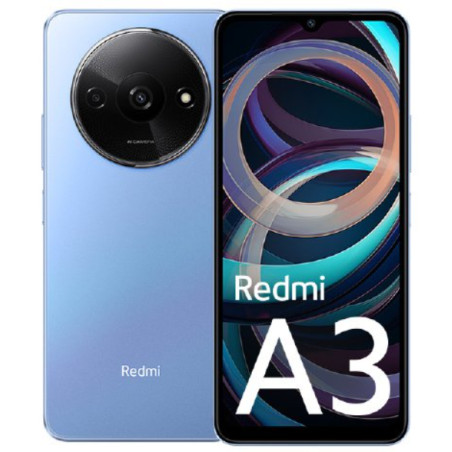 Redmi A3 17 cm (6.71) SIM doble Android 14 4G USB Tipo C 3 GB 64 GB 5000 mAh Azul