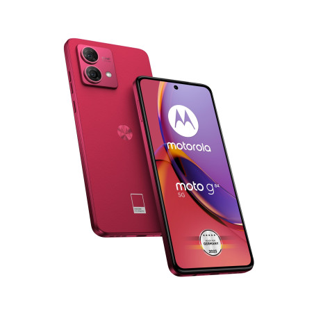 Moto G Moto G84 16,6 cm (6.55) Ranura híbrida Dual SIM Android 13 5G USB Tipo C 12 GB 256 GB 5000 mAh Magenta