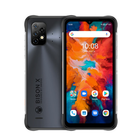 Bison X10 16,6 cm (6.53) Ranura híbrida Dual SIM Android 11 4G USB Tipo C 4 GB 64 GB 6150 mAh Negro