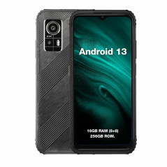 H6 EU001B smartphones 16,7 cm (6.56) Ranura híbrida Dual SIM Android 13 4G USB Tipo C 8 GB 256 GB 4900 mAh Negro