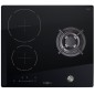 Induccion Vitrokitchen VG601NB, 3 Zonas, Dual-Ener