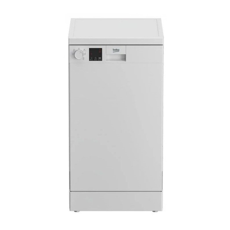 Lavavajillas Beko DVS05024W, 10Cub, E, 45cm, Blan