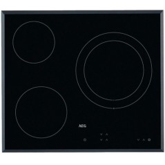 Vitroceramica AEG HK623021FB, 3 zonas, 60 cm