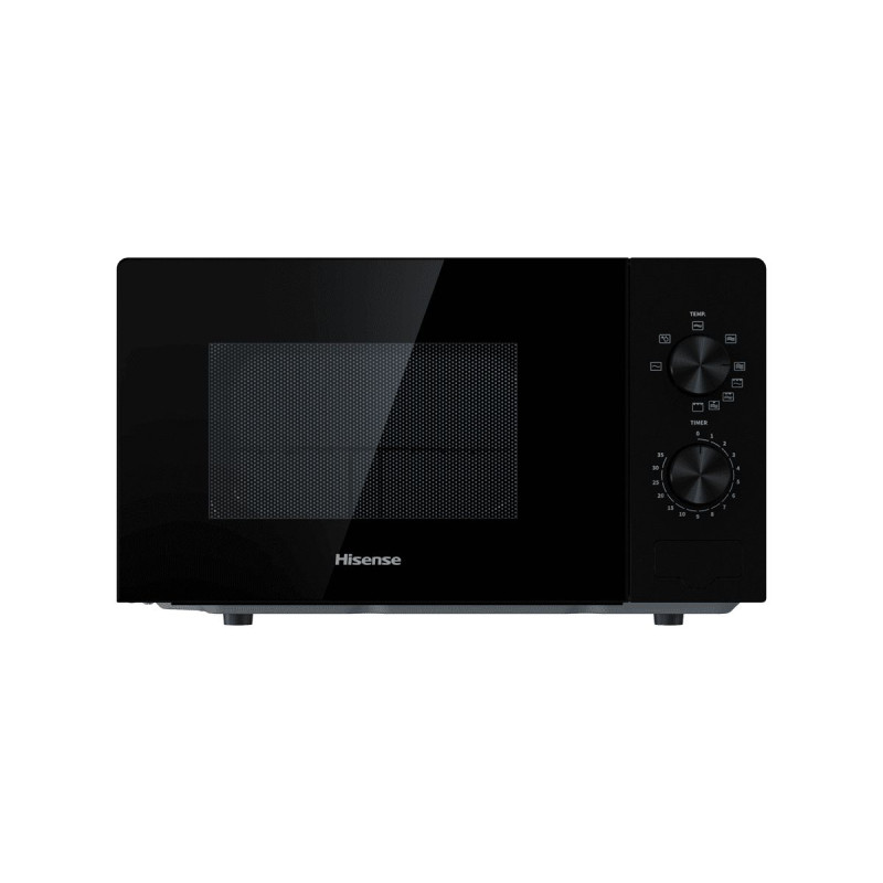 Microondas Hisense H20MOBP1, 20L, 700W, Negro