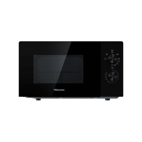 Microondas Hisense H20MOBP1, 20L, 700W, Negro