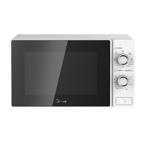 Microondas Midea MCM208MMWP, 20L, Manual, Blanco