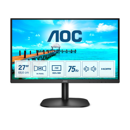 B2 27B2AM LED display 68,6 cm (27) 1920 x 1080 Pixeles Full HD Negro