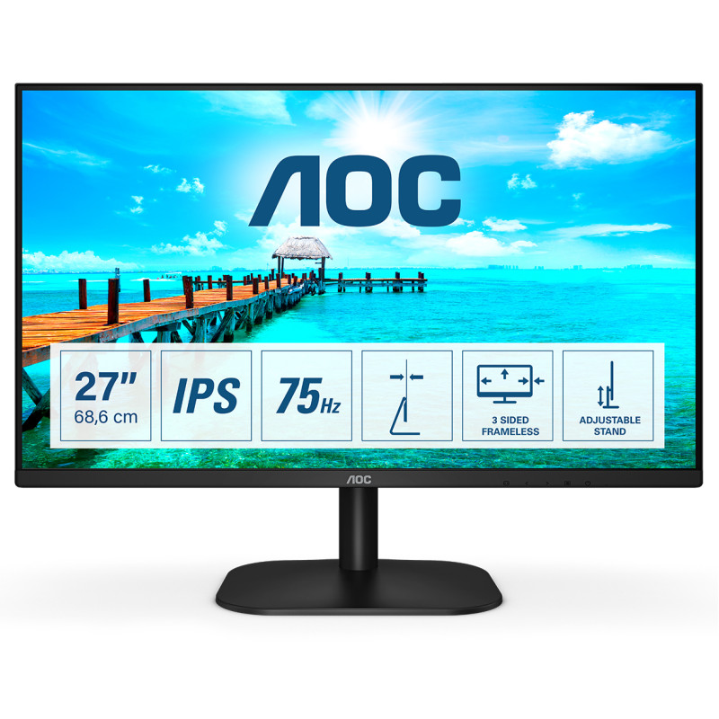 B2 27B2DA LED display 68,6 cm (27) 1920 x 1080 Pixeles Full HD Negro