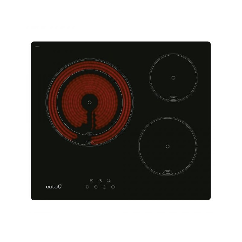 Vitroceramica Cata TD6003BKA, 3zonas, touch contro Vitroceramica Cata TD6003BKA, 3zonas, touch contro