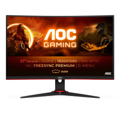 G2 C27G2ZE/BK pantalla para PC 68,6 cm (27) 1920 x 1080 Pixeles Full HD LED Negro, Rojo