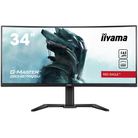 G-MASTER GB3467WQSU-B5 pantalla para PC 86,4 cm (34) 3440 x 1440 Pixeles UltraWide Quad HD LED Negro