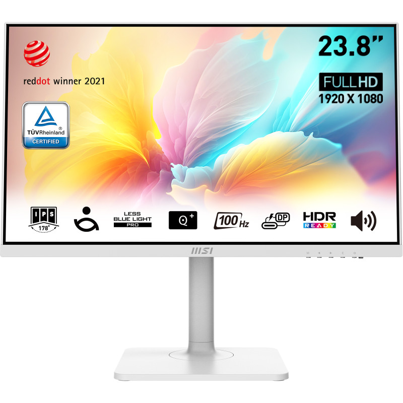 Modern MD2412PW pantalla para PC 60,5 cm (23.8) 1920 x 1080 Pixeles Full HD Blanco