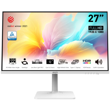 Modern MD2712PW pantalla para PC 68,6 cm (27) 1920 x 1080 Pixeles Full HD LCD Blanco