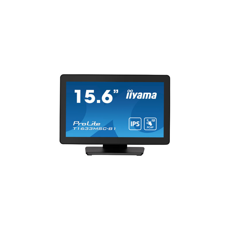 ProLite T1633MSC-B1 pantalla para PC 39,6 cm (15.6) 1920 x 1080 Pixeles Full HD LCD Pantalla táctil Negro