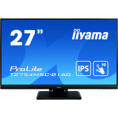 ProLite T2754MSC-B1AG pantalla para PC 68,6 cm (27) 1920 x 1080 Pixeles Full HD LED Pantalla táctil Multi-usuario Negro