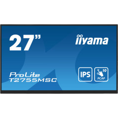 ProLite T2755MSC-B1 pantalla para PC 68,6 cm (27) 1920 x 1080 Pixeles Full HD LED Pantalla táctil Mesa Negro