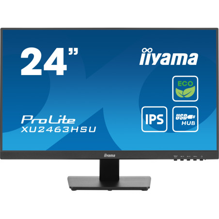 ProLite XU2463HSU-B1 pantalla para PC 60,5 cm (23.8) 1920 x 1080 Pixeles Full HD LED Negro