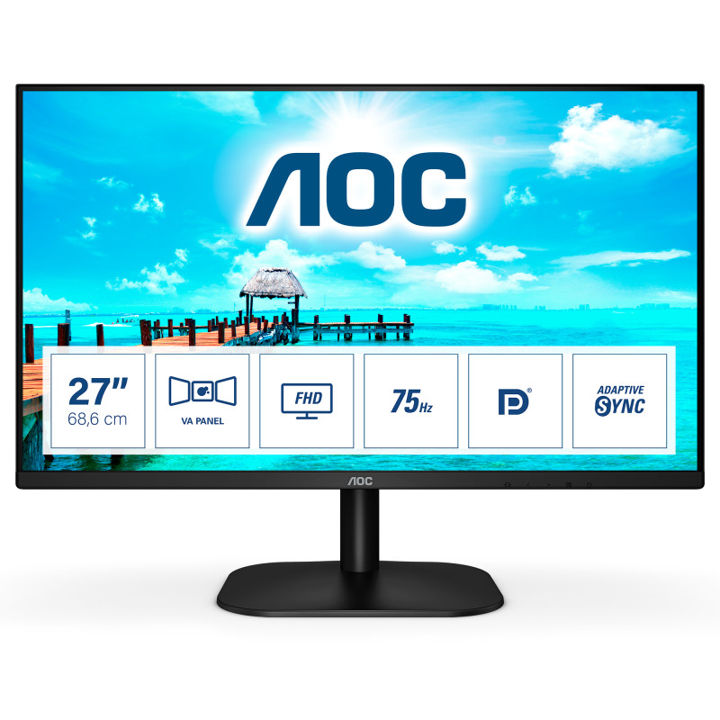 B2 27B2QAM LED display 68,6 cm (27) 1920 x 1080 Pixeles Full HD Negro