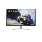 32UN500P-W pantalla para PC 80 cm (31.5) 3840 x 2160 Pixeles 4K Ultra HD Plata, Blanco