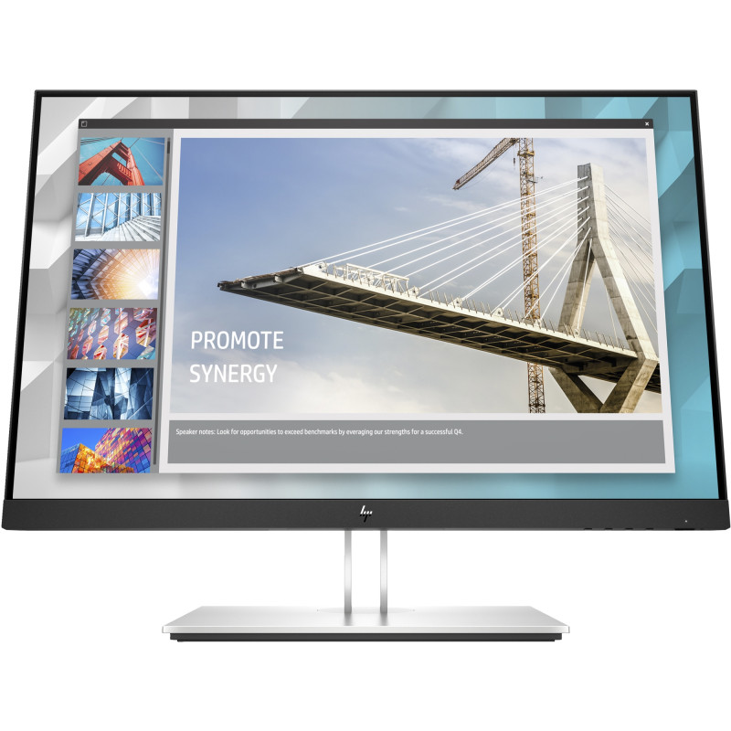 E-Series E24i G4 pantalla para PC 61 cm (24) 1920 x 1200 Pixeles WUXGA Negro, Plata