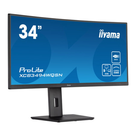 ProLite XCB3494WQSN-B5 LED display 86,4 cm (34) 3440 x 1440 Pixeles UltraWide Quad HD Negro