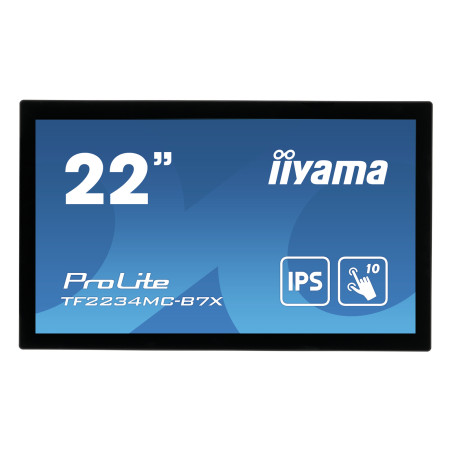 ProLite TF2234MC-B7X pantalla para PC 54,6 cm (21.5) 1920 x 1080 Pixeles Full HD LED Pantalla táctil Multi-usuario Negro