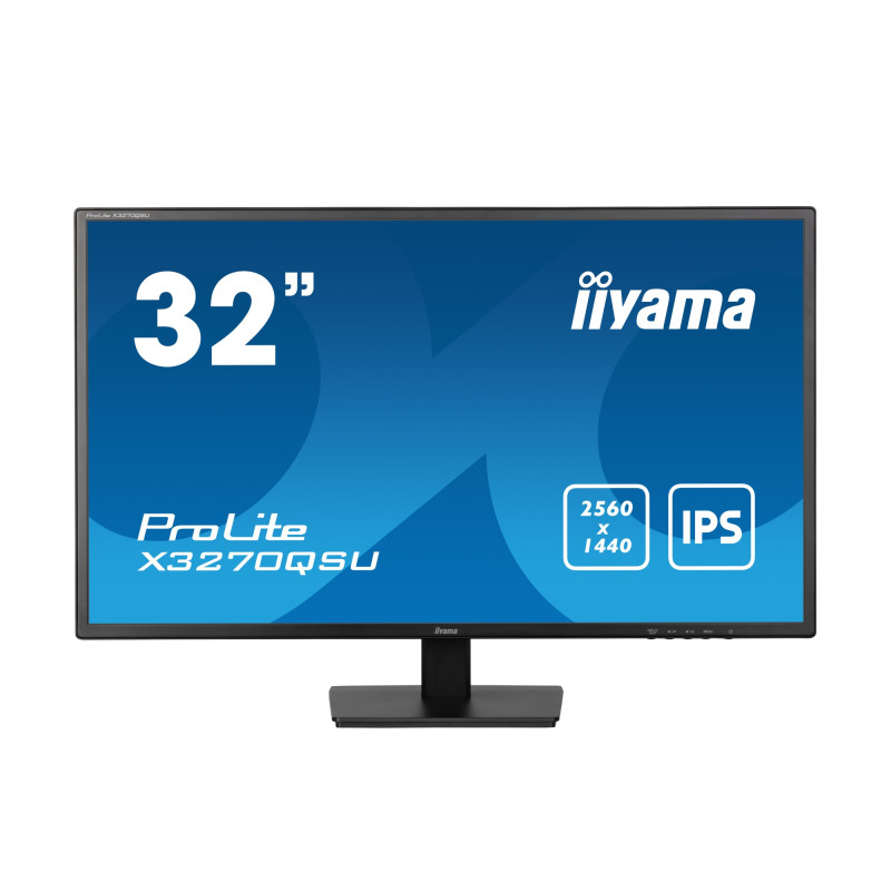 ProLite X3270QSU-B1 pantalla para PC 81,3 cm (32) 2560 x 1440 Pixeles Wide Quad HD LED Negro