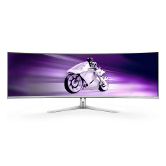 Evnia 8000 49M2C8900L/00 pantalla para PC 124,2 cm (48.9) 5120 x 1440 Pixeles Dual QHD QD-OLED Blanco