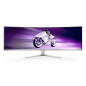 Evnia 8000 49M2C8900L/00 pantalla para PC 124,2 cm (48.9) 5120 x 1440 Pixeles Dual QHD QD-OLED Blanco