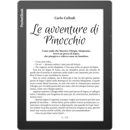 InkPad Lite lectore de e-book Pantalla táctil 8 GB Wifi Negro, Gris