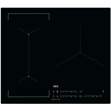 Inducción AEG IAE63421CB, 3 zonas, 60 cm, Sin Marc